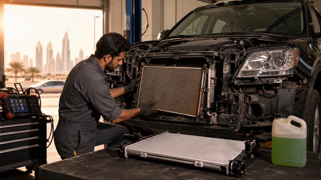 Radiator Replacement in UAE – Signs, Cost & Best Brands (2026 Guide)