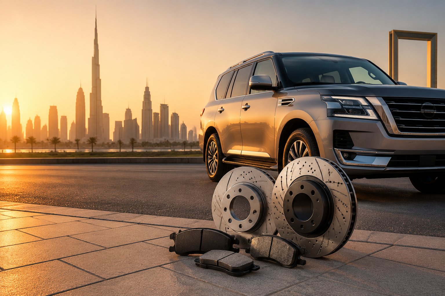 Best Brake Pads for Nissan Patrol Dubai – From AED 250 | 2026 Guide